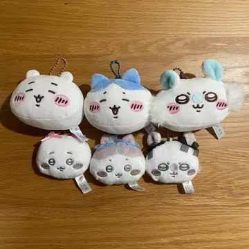 [ 치이카와 ] 쫀득쫀득 페이스 마스코트2 마스코트 거울 ~리본~ 세트