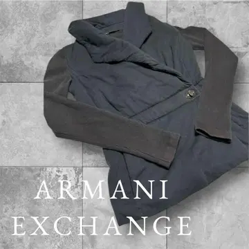 아르마니 익스체인지 카울넥 니트 자켓 다운