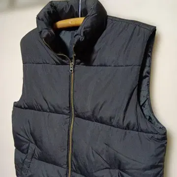 GAP 스탠드 카라 베스트 L 사이즈 블랙