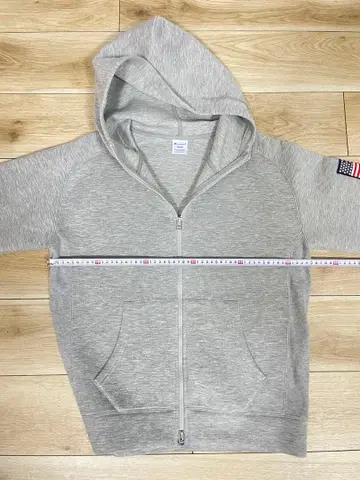 남성용 골프 그레이 풀 집업 후드 부착 후드티
