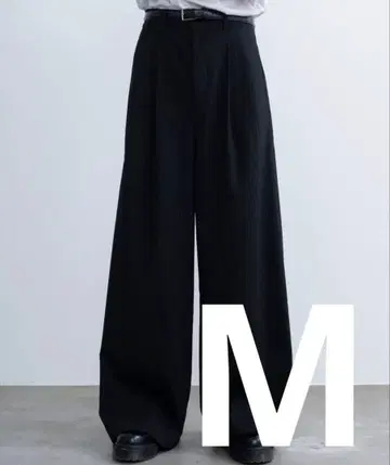 TWO TUCK WIDE STRAIGHT STRIPESLACKS