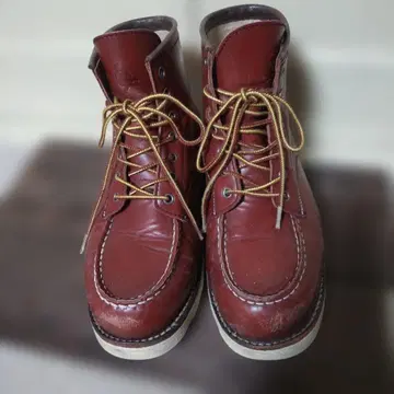 가죽 워크 부츠 브라운