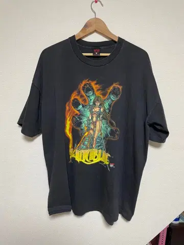 FASHION VICTIM 그래픽 T셔츠 2XL 90s 미국제 구제 의류