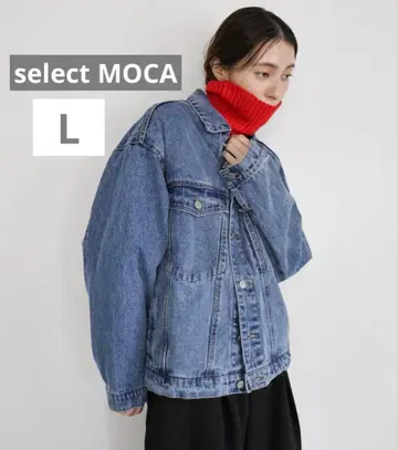 [ 새상품급 ] select MOCA 빅 실루엣 데님 자켓