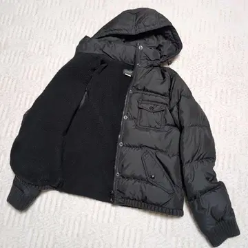 j.crew 제이크루 다운 자켓 블랙 끝단 길이 더블 지퍼 S 사이즈