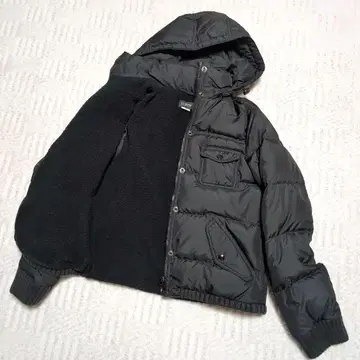 j.crew 제이크루 다운 자켓 블랙 짧은 기장 더블 지퍼 S 사이즈