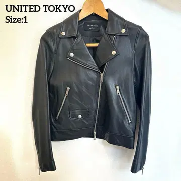 UNITED TOKYO 더블 라이더스 양가죽 블랙 사이즈 1