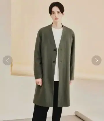 TAKEO KIKUCHI 테크 멜톤 다바리에 코트 카키