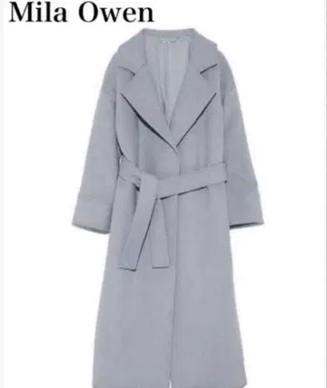 Mila Owen 롱 체스터 코트 울 100%