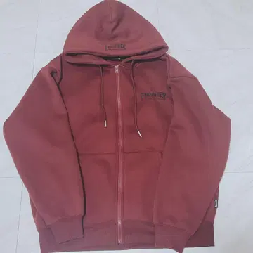 THRASHER 지퍼 후드티