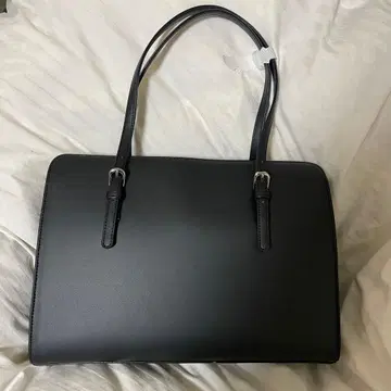 블랙 합성 피혁 비즈니스 백 취업활동