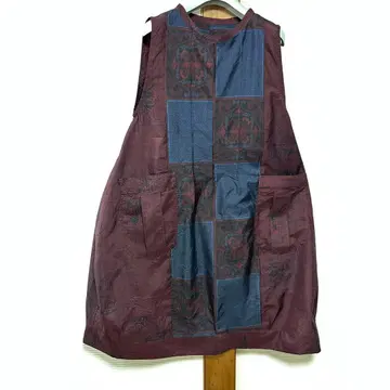 No.24 오시마 명주 리메이크 베스트 드레스 손바느질