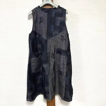 No. 28 오시마 명주 리메이크 베스트 드레스 손바느질