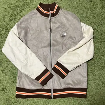 집업 자켓 그레이/화이트