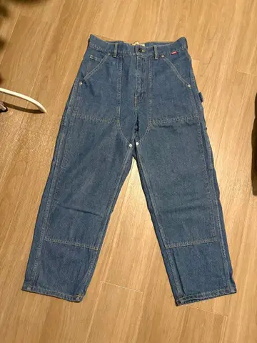 AVIREX 카고 팬츠 페인터 팬츠 데님 블루