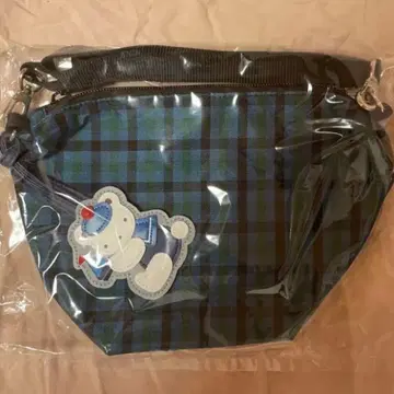 택 포함 새상품 파미리아 familiar 보트형 미니백 블루 파랑