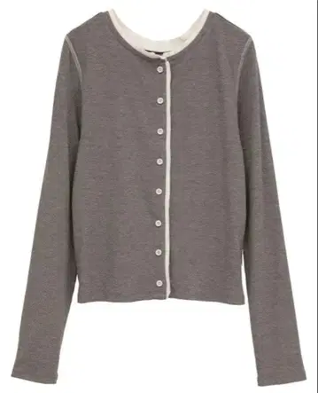 CLANE W FACE BICOLOR CARDIGAN