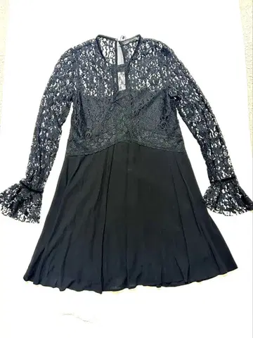 원피스 블랙 레이스 원피스 ZARA