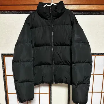 블랙 다운 자켓