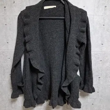 Triple Arrows 프릴 가디건 울 혼방