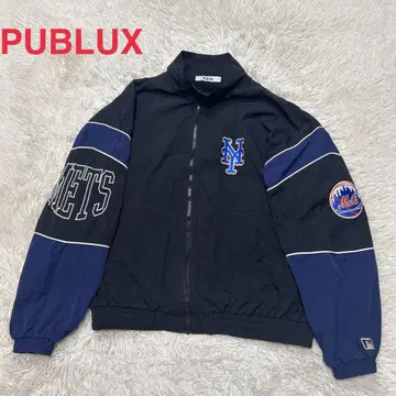 PUBLUX MLB 뉴욕 메츠 자수 패치 로고 나일론 자켓 L
