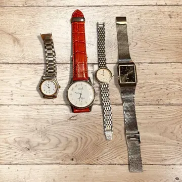 정크 손목시계 모음 4점 세트