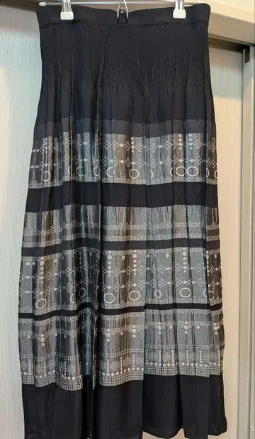 요네자와 직물 스커트 리버서블