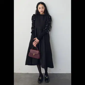 당일 발송 백리본 박스 실루엣 점프 스커트 frene 플라네 같은 형태