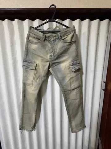 Mnml 데님 카고 팬츠