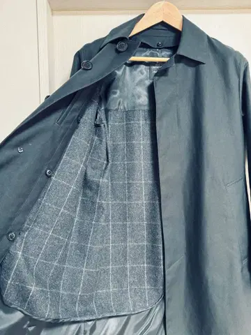 UNITED ARROWS 스텐카라 코트 라이너 탈부착 가능 블랙