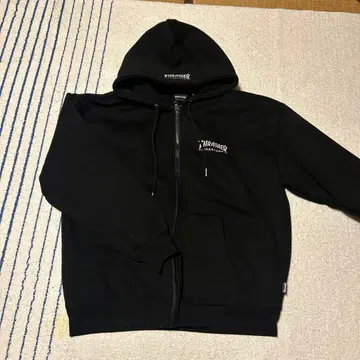 THRASHER 지퍼 후드티 L