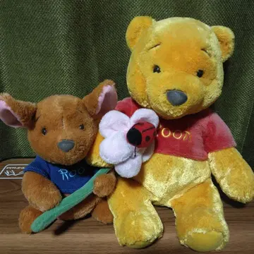 곰돌이 푸와 루 봉제 인형 디즈니 푸&루