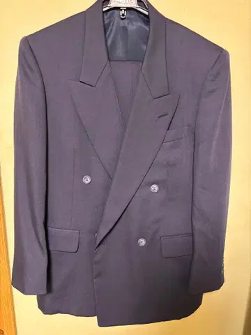 CARBONEL 다크 퍼플 더블 셋업