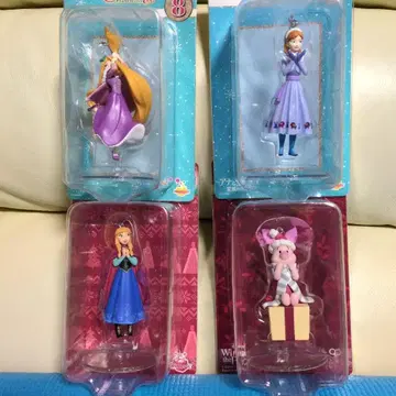 새상품 라푼젤 아나 크리스마스 오너먼트 4개 세트 디즈니