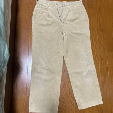 CASEY JONES 코듀로이 스트레이트 팬츠 베이지