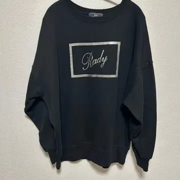 Rady 블랙 맨투맨 트레이닝복