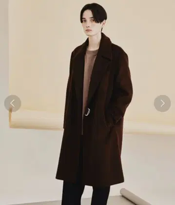 TAKEO KIKUCHI 테크 멜톤 다바리에 코트 브라운