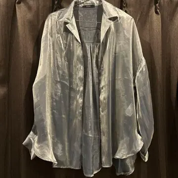 EMODA 실버 긴팔 셔츠