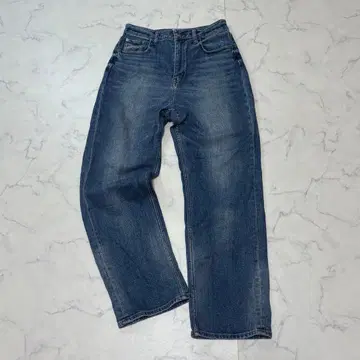 헬시 데님 Clover 하이라이즈 스트레치 와이드 데님 팬츠 W25