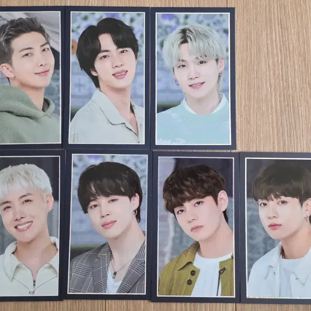 방탄소년단 퍼투댄 메시지포토 카드프레임 하이브 전시회