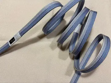 허리띠 파랑&화이트 스트라이프