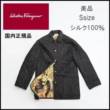 48028년 살바토레 페라가모 퀼팅 코트 레오파드