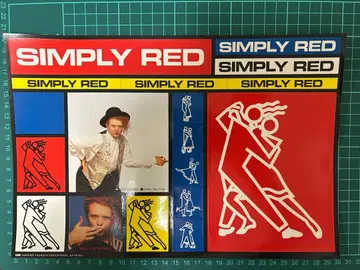 초레어 Simply Red (심플리 레드) 1987년 당시 물 스티커