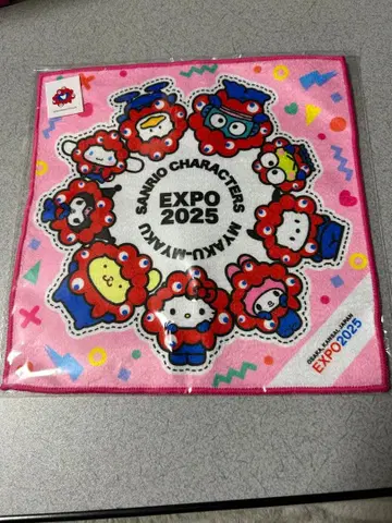 간사이 만박 산리오 먀쿠먀쿠 손수건