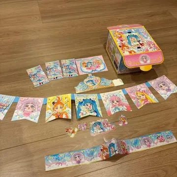 히로걸 스카이 프리큐어 케이크 상자 가랜드