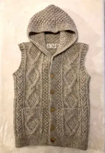 아일랜드제 Athena Designs 울 니트 베스트