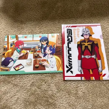 스키야 건담 지크 액스 오리지널 A5 클리어 파일 키 비주얼