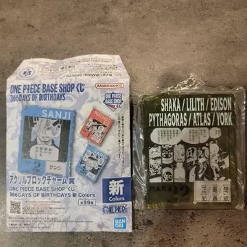 원피스 베이스샵 복권 아크릴 블록 참 베가펑크 6인조