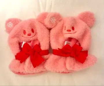 유니베어시티 판초 빨간색