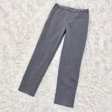 새상품급 [ 자유구 ] M 스트레치 팬츠 허리밴딩 센터 프레스 그레이